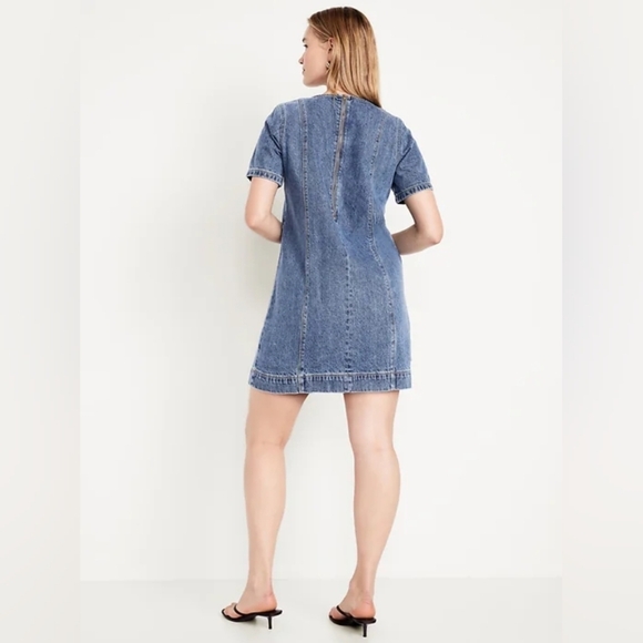 XXL tall • Old Navy • Light Denim T-Shirt Dress - Picture 2 of 2